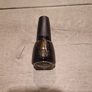 🦔China Glaze Wagon Trail Black Shimmer Nail Polish💐